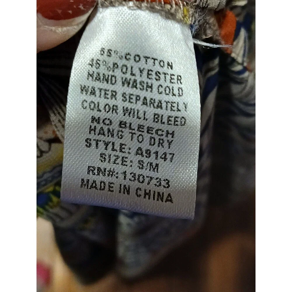 Umgee  Boho Feather Print Cover up with pompom sleeves S/M   NWOT - Picture 7 of 11